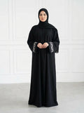 abaya white JASMINE  -  عباية ياسمينة بيضاء